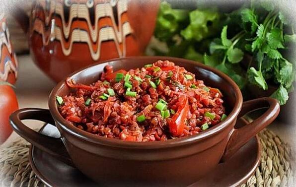 pohanka se zeleninou na hubnutí